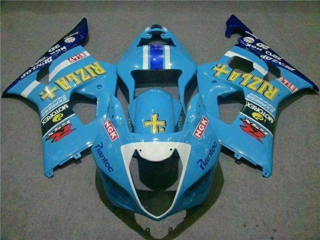 Azul Carenagem Moto GSXR 1000 K3 03-04 Azul Carenagem Moto GSXR 1000 K3 03-04