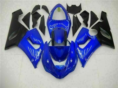 Azul Carroçaria Moto ZX6R 05-06