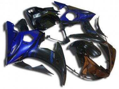 Azul Chama Carenagem Moto R6 03-05