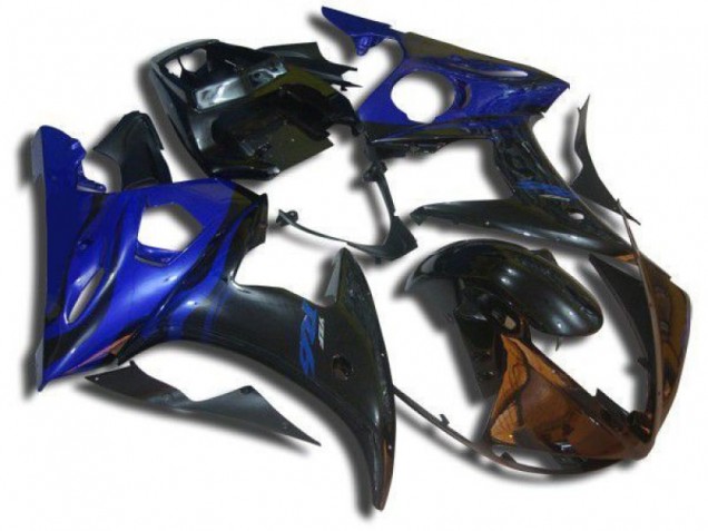 Azul Chama Carenagem Moto R6 03-05 Azul Chama Carenagem Moto R6 03-05
