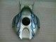 Azul Chama Prata Carenagem Moto CBR 1000RR 06-07 Azul Chama Prata Carenagem Moto CBR 1000RR 06-07