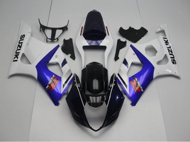 Azul Escuro Frente & Azul Carenagem Moto GSXR 1000 K3 03-04
