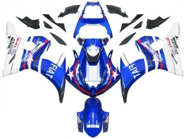 Azul Estrela Fiat Carenagem Moto R6 03-05