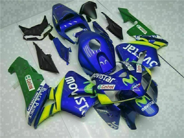 Azul Kit Carenagem Moto CBR 600RR 05-06 Azul Kit Carenagem Moto CBR 600RR 05-06