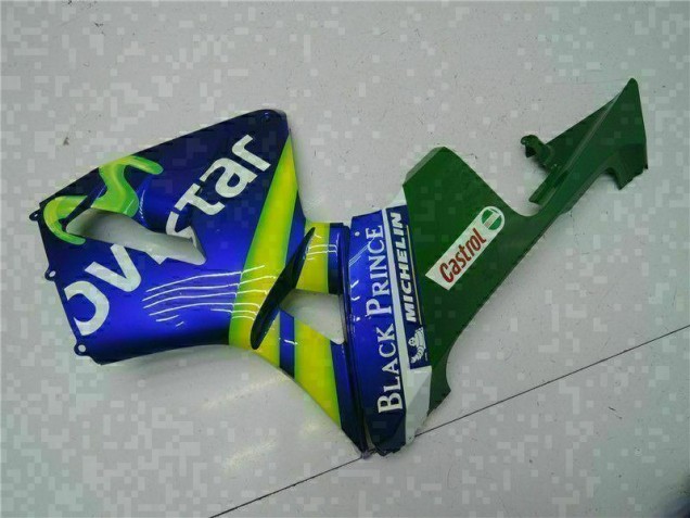 Azul Kit Carenagem Moto CBR 600RR 05-06 Azul Kit Carenagem Moto CBR 600RR 05-06