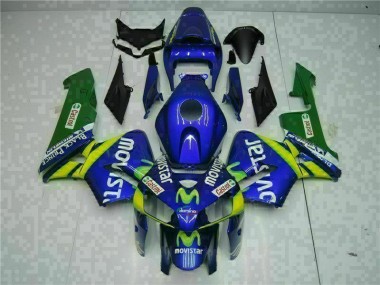 Azul Kit Carenagem Moto CBR 600RR 05-06