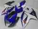 Azul Kit Carenagem Moto GSXR 600 / 750 K6 06-07 Azul Kit Carenagem Moto GSXR 600 / 750 K6 06-07