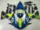 Azul Kit Carenagem Moto R1 09-11
