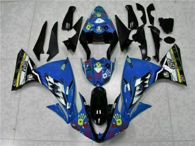 Azul Kits Carenagem Moto R1 09-11
