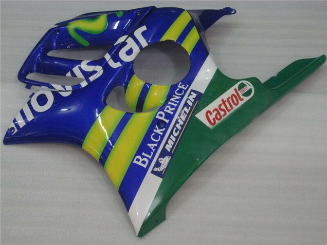 Azul Movistar Castrol Carenagem Moto CBR 600 F3 95-98