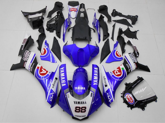 Azul PATA 88 Carenagem Moto R1 15-19