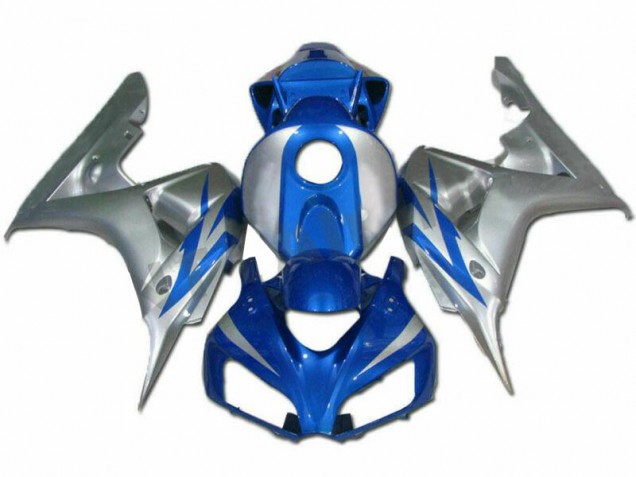 Azul Prata Carenagem Moto CBR 1000RR 06-07