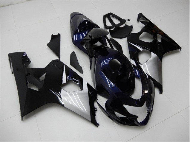 Azul Prata Carenagem Moto GSXR 600 / 750 K4 04-05 Azul Prata Carenagem Moto GSXR 600 / 750 K4 04-05