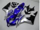 Azul Prata Preto Carenagem Moto CBR 600RR 07-08 Azul Prata Preto Carenagem Moto CBR 600RR 07-08