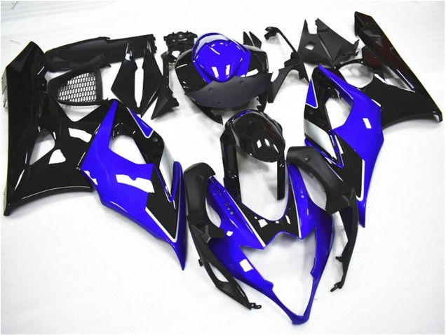 Azul Preto Abs Kit Completos Carenagem Moto GSXR 1000 K7 07-08 Azul Preto Abs Kit Completos Carenagem Moto GSXR 1000 K7 07-08
