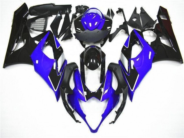 Azul Preto Abs Kit Completos Carenagem Moto GSXR 1000 K7 07-08 Azul Preto Abs Kit Completos Carenagem Moto GSXR 1000 K7 07-08