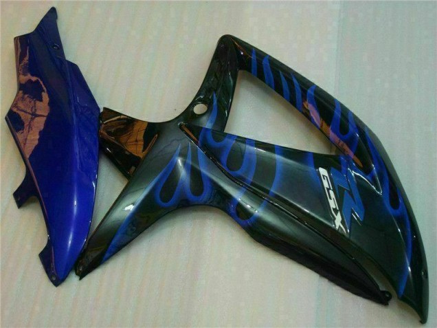 Azul Preto Abs Kits Completos Carenagem Moto GSXR 600 / 750 K8 08-10 Azul Preto Abs Kits Completos Carenagem Moto GSXR 600 / 750 K8 08-10