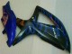 Azul Preto Abs Kits Completos Carenagem Moto GSXR 600 / 750 K8 08-10 Azul Preto Abs Kits Completos Carenagem Moto GSXR 600 / 750 K8 08-10