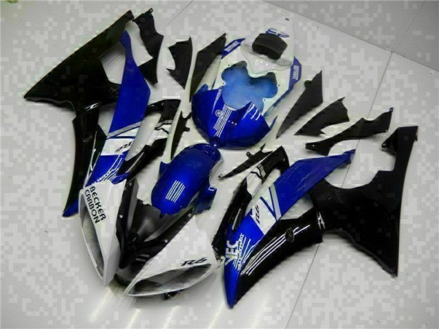 Azul Preto Abs Kits Completos Carenagem Moto R6 08-16