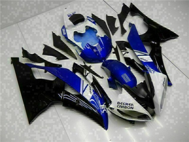 Azul Preto Abs Kits Completos Carenagem Moto R6 08-16