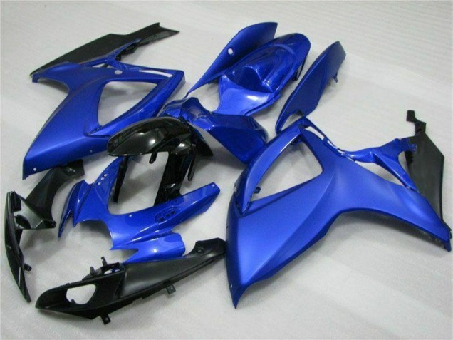 Azul Preto Abs Moto Plásticos GSXR 600 / 750 K6 06-07
