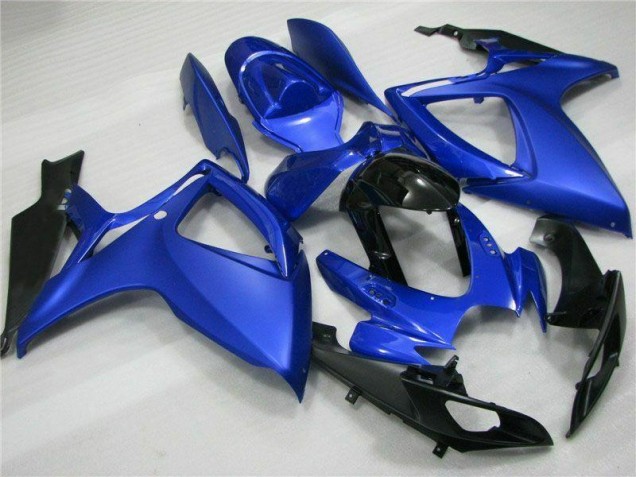 Azul Preto Abs Moto Plásticos GSXR 600 / 750 K6 06-07