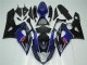 Azul Preto Abs Motocicleta Plásticos GSXR 1000 K5 05-06