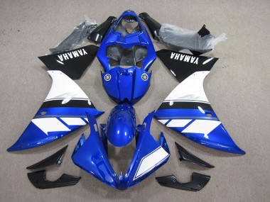 Azul Preto Branco Abs Motocicleta Plástico R1 12-14