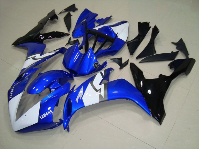 Azul Preto Branco Carenagem Moto R1 04-06