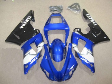 Azul Preto Branco Carroçaria Moto R1 12-14