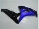 Azul Preto Carenagem Moto CBR 1000RR 06-07 Azul Preto Carenagem Moto CBR 1000RR 06-07