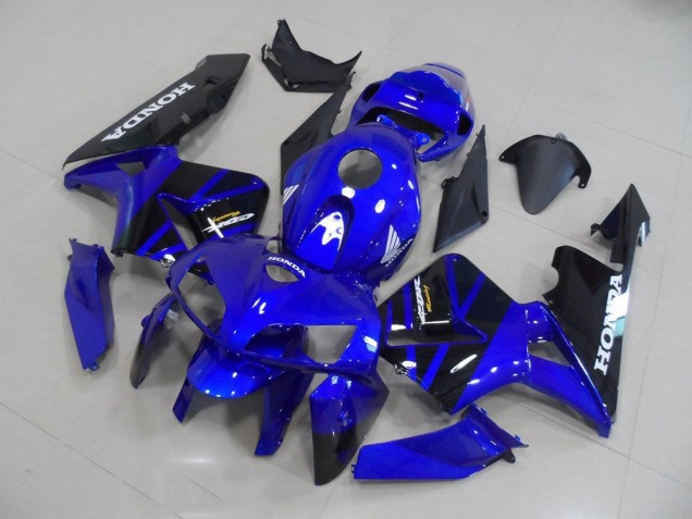 Azul Preto Carenagem Moto CBR 600RR 05-06