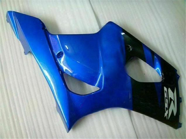 Azul Preto Carenagem Moto GSXR 1000 K3 03-04 Azul Preto Carenagem Moto GSXR 1000 K3 03-04