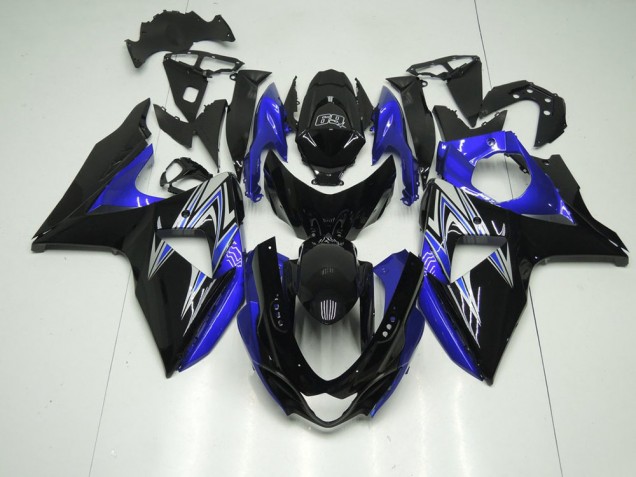 Azul & Preto Carenagem Moto GSXR 1000 K9 09-16