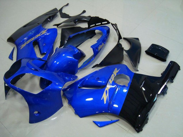Azul Preto Carenagem Moto ZX12R 00-01