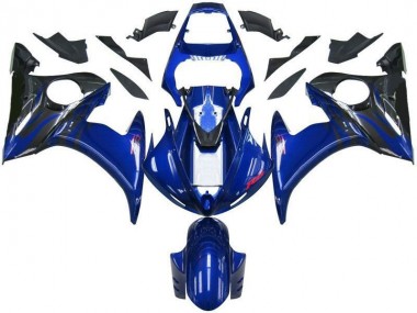 Azul Preto Carenagem & Plástico Moto R6 03-05
