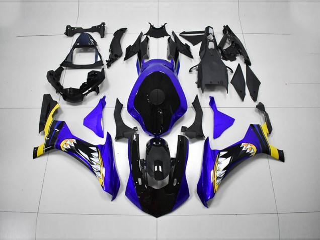 Azul Preto Injeção Kits Carenagem Moto R1 15-19