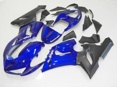 Azul Preto Kit Carenagem Moto ZX6R 05-06