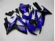 Azul Preto Kits Completo Carenagem Moto GSXR 600 / 750 K6 06-07