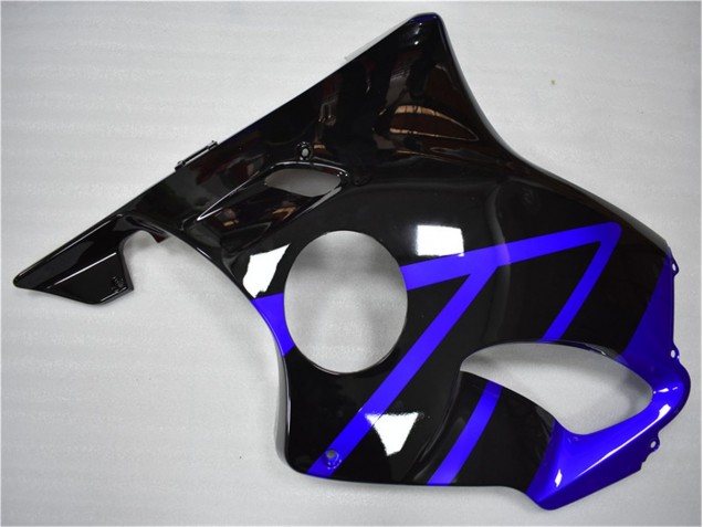 Azul Preto Moto Plásticos CBR 600 F4i 01-03 Azul Preto Moto Plásticos CBR 600 F4i 01-03