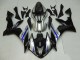 Azul Preto Prata Carenagem Moto R1 07-08