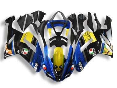 Azul Tubarão Carenagem Moto ZX6R 07-08