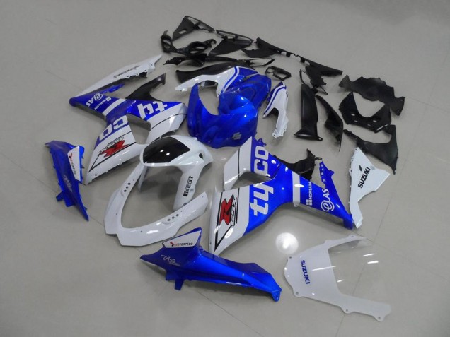 Azul Tyco Kits Carenagem Moto GSXR 1000 K9 09-16 Azul Tyco Kits Carenagem Moto GSXR 1000 K9 09-16