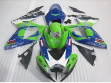 Azul Verde Carenagem Moto GSXR 600 / 750 K8 08-10