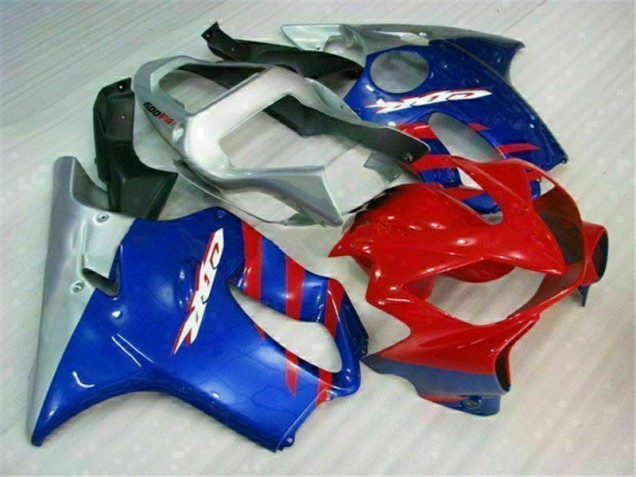 Azul Vermelho Carenagem Moto CBR 600 F4i 01-03