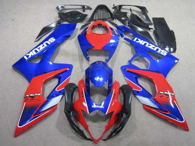 Azul Vermelho Carenagem Moto GSXR 1000 K5 05-06