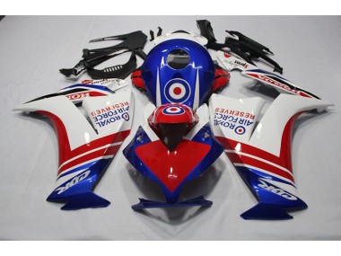 Azul Vermelho Royal Air Force Reserves Carenagem Moto CBR 1000RR 12-16
