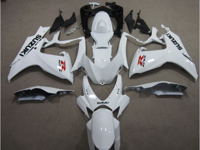 Branco Abs Kit Carenagem & Plásticos Moto GSXR 600 K6 06-07 Branco Abs Kit Carenagem & Plásticos Moto GSXR 600 K6 06-07