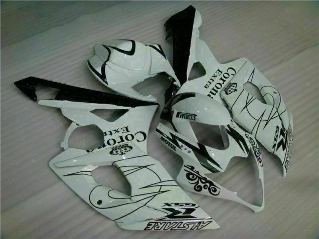 Branco Abs Moto Plástico GSXR 1000 K5 05-06 Branco Abs Moto Plástico GSXR 1000 K5 05-06
