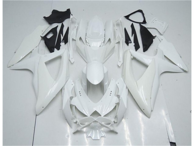 Branco Abs Moto Plásticos GSXR 600 / 750 K8 08-10 Branco Abs Moto Plásticos GSXR 600 / 750 K8 08-10